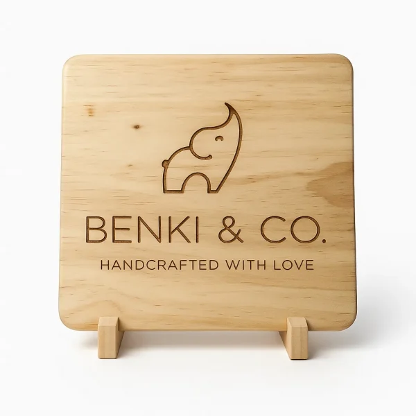 Letrero de madera pino personalizado en Perú