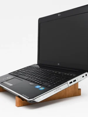Base Ergonómica de Madera para Laptop