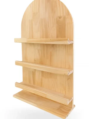 Estantería Expositora de Madera con 3 Niveles