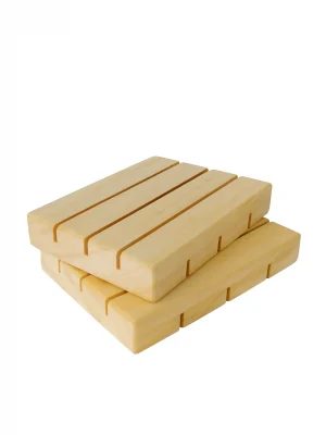 Jabonera artesanal de madera