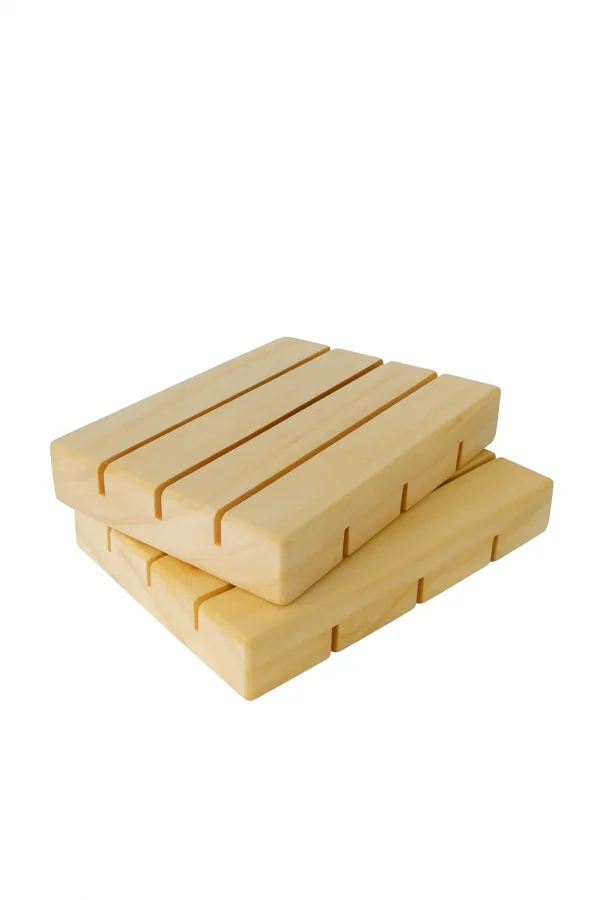 Jabonera artesanal de madera